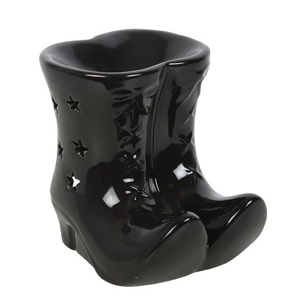 Black Witch Boots Oil Burner