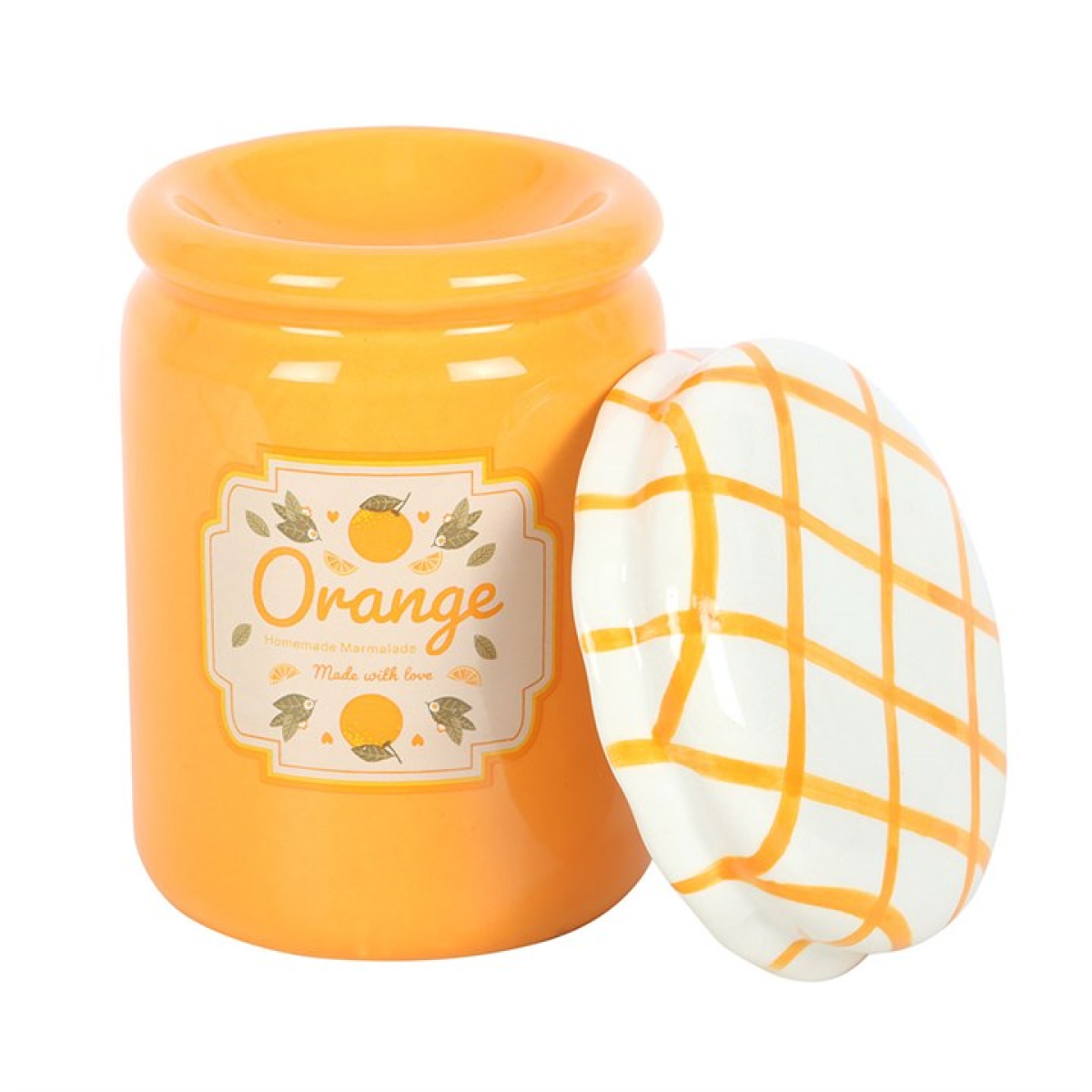 *Orange Marmalade Jar Ceramic Oil Burner and Wax Warmer (12/24)