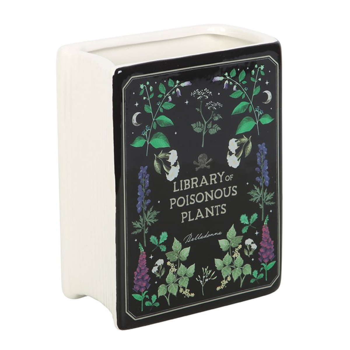 Poisonous Plants Book Shaped Vase