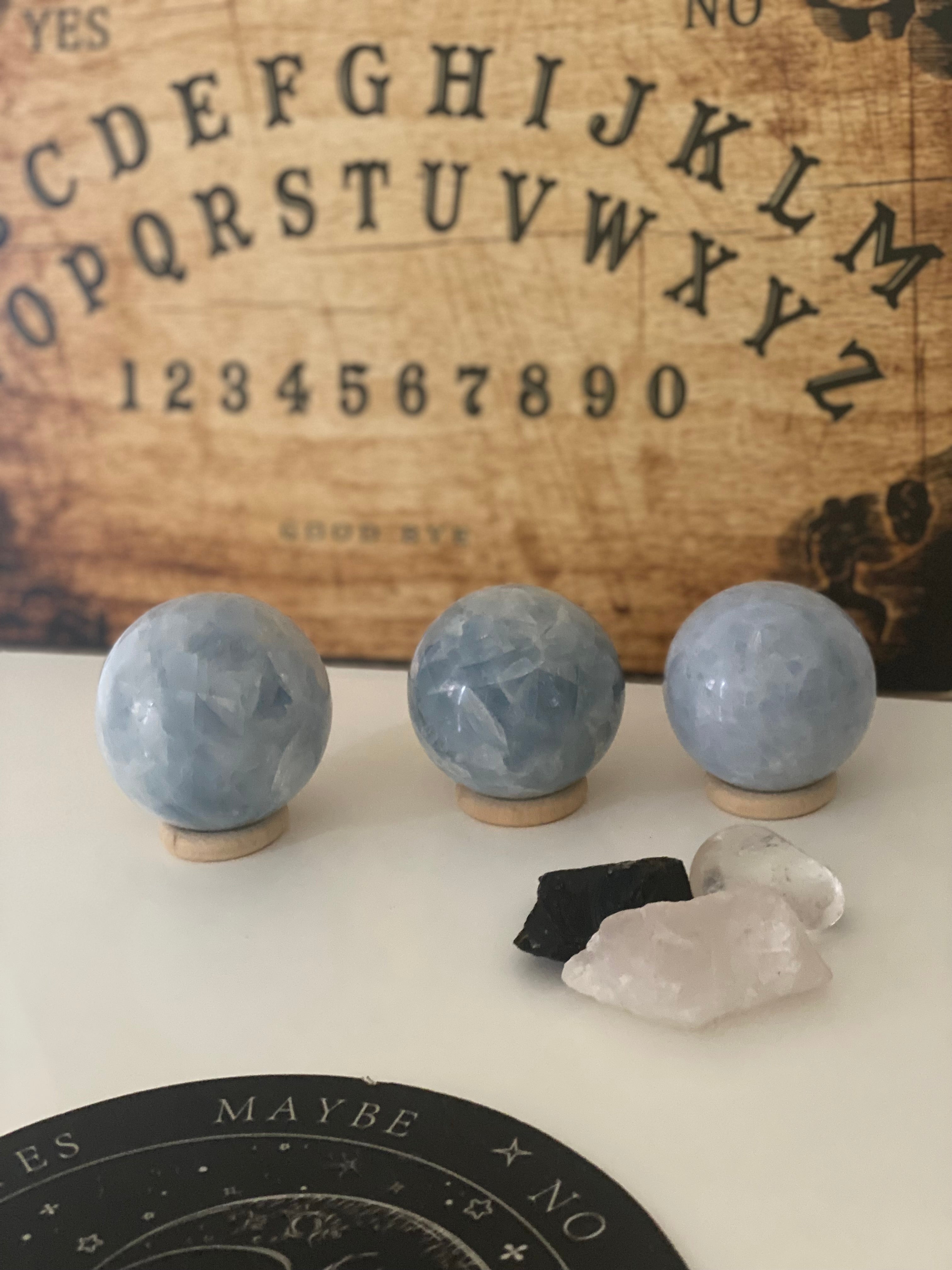 Blue Calcite Sphere
