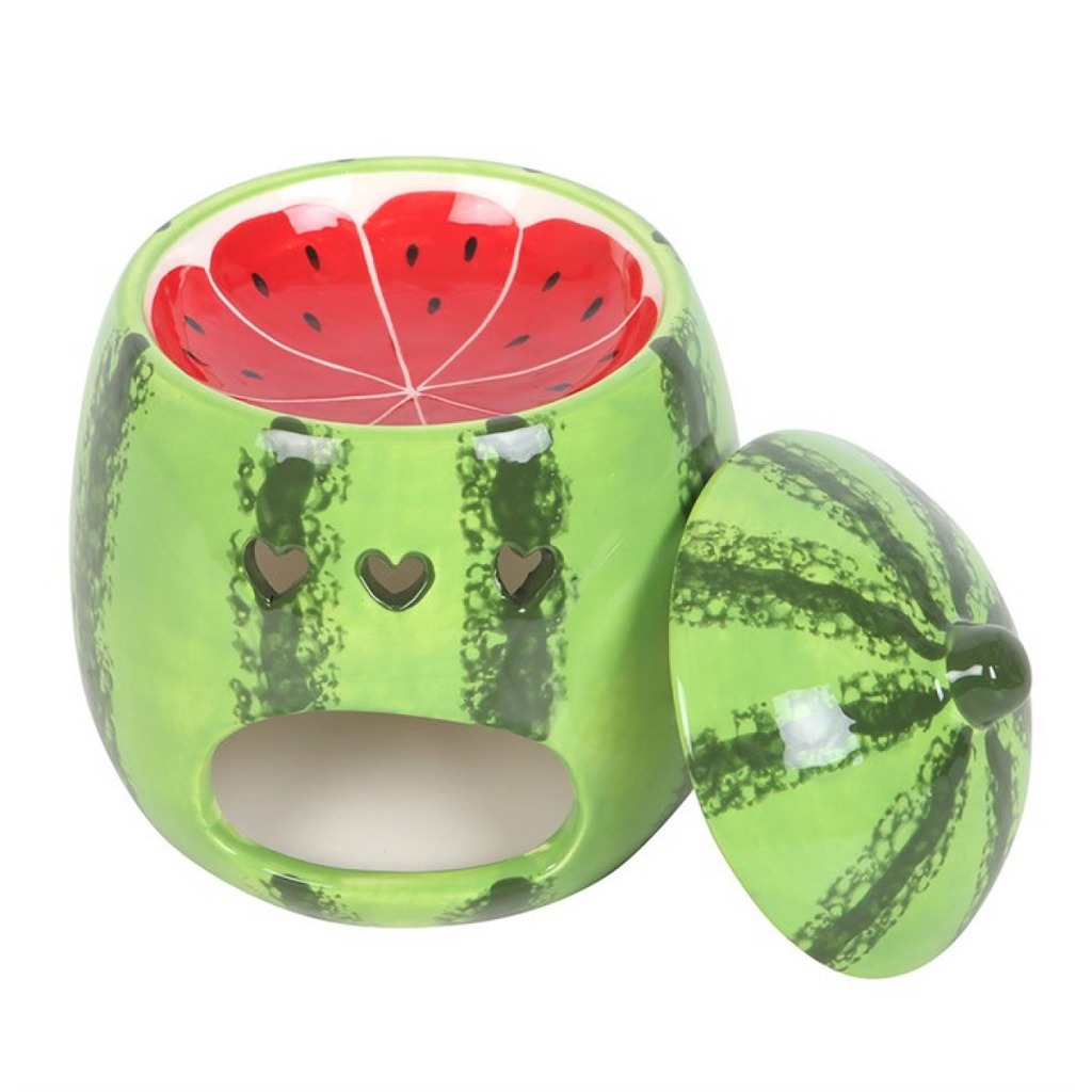 *Watermelon Shaped Ceramic Oil Burner and Wax Warmer (12/24)