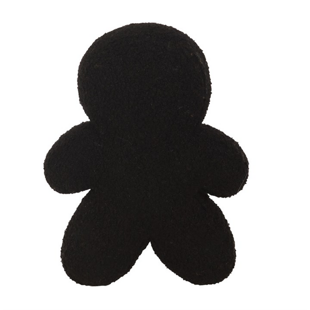 Spooky Gingerbread Man Boucle Cushion