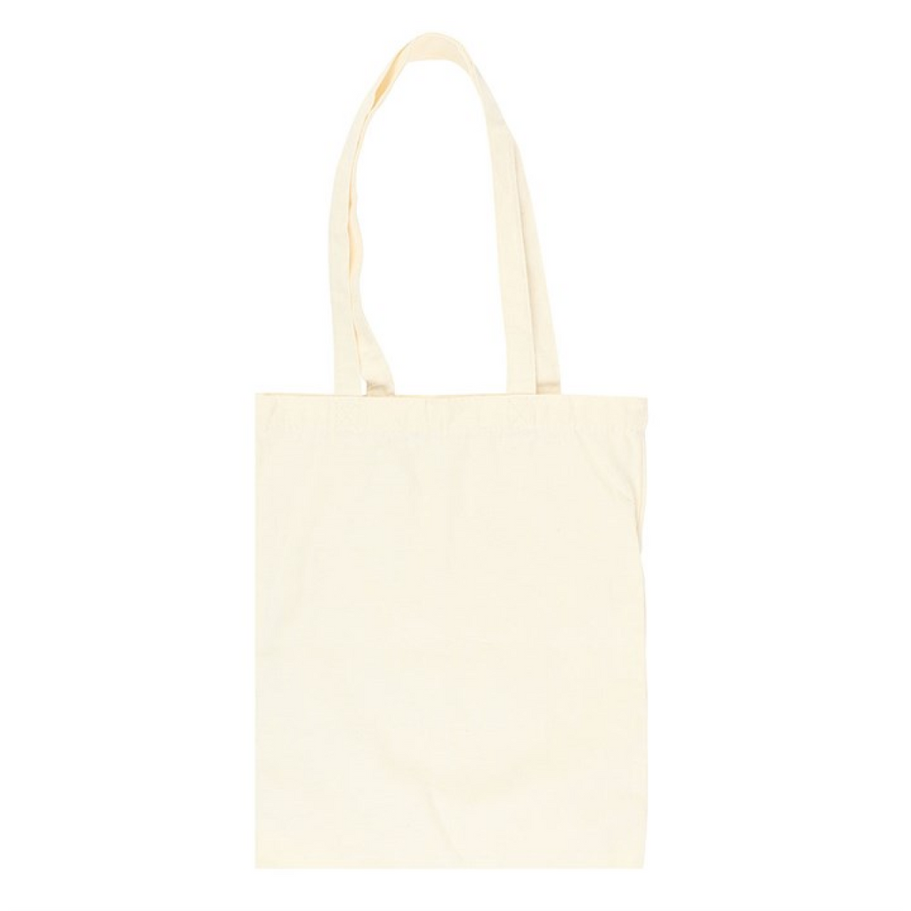 Cute and Creepy Cat Print Polycotton Tote Bag with Enamel Pin