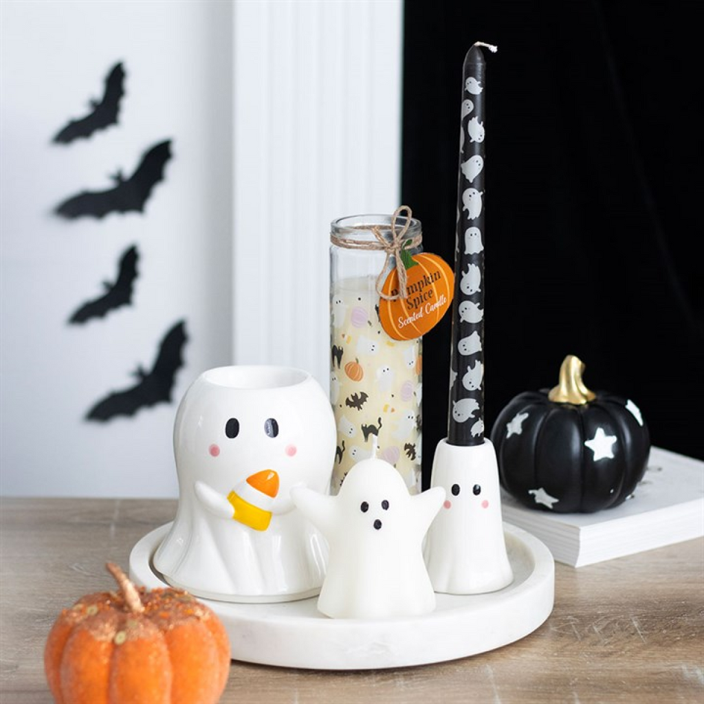 Candy Corn Ghost Oil Burner and Wax Warmer