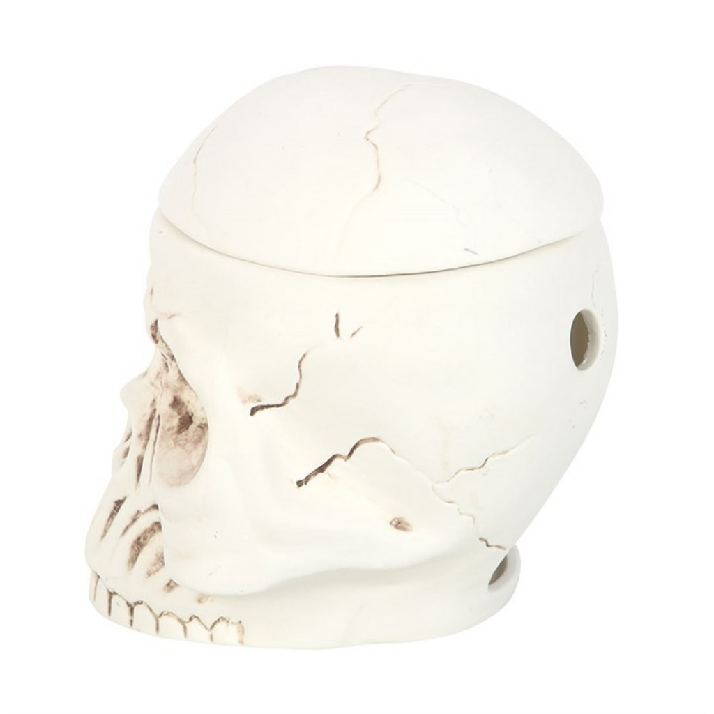 Weathered Skull Oil Burner and Wax Warmer