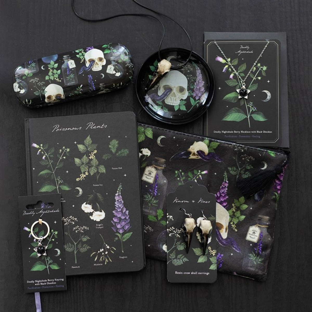 Venom & Vines All Over Print Glasses Case