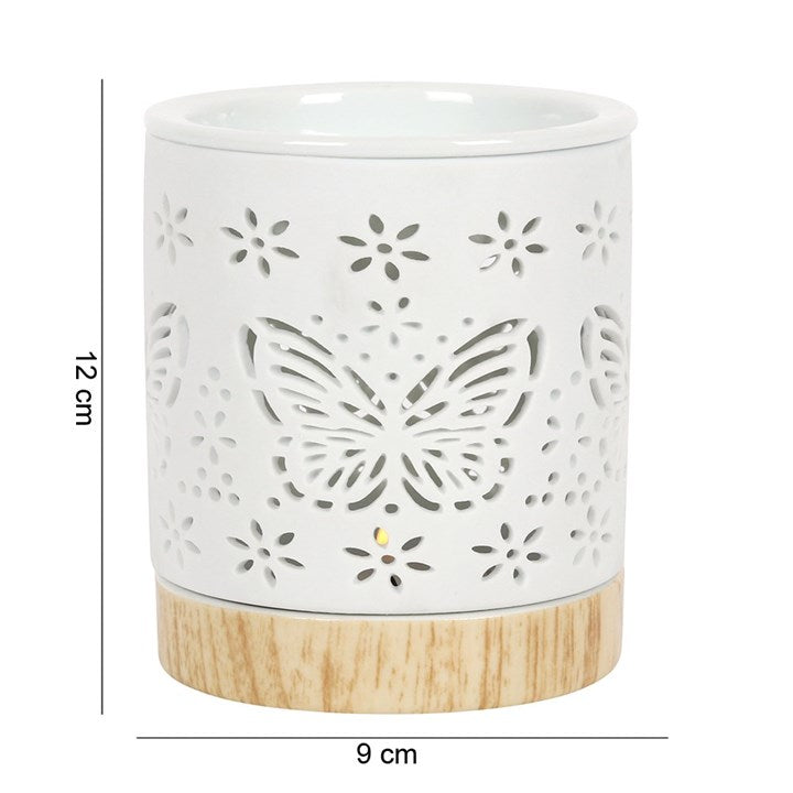 *Matte Butterfly Ceramic Oil Burner (24/48)