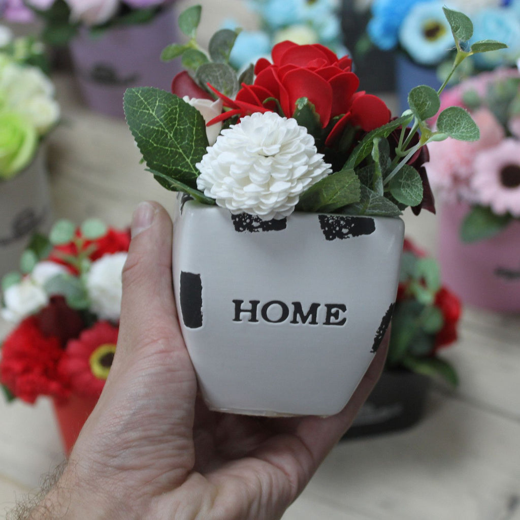 Bouquet Petite Flower Pot - Soothing Blues