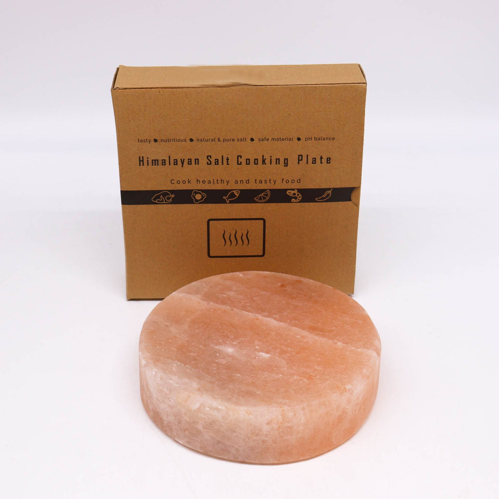 The Himalayan Salt Circle: Searing & Serving Block (20cm)
