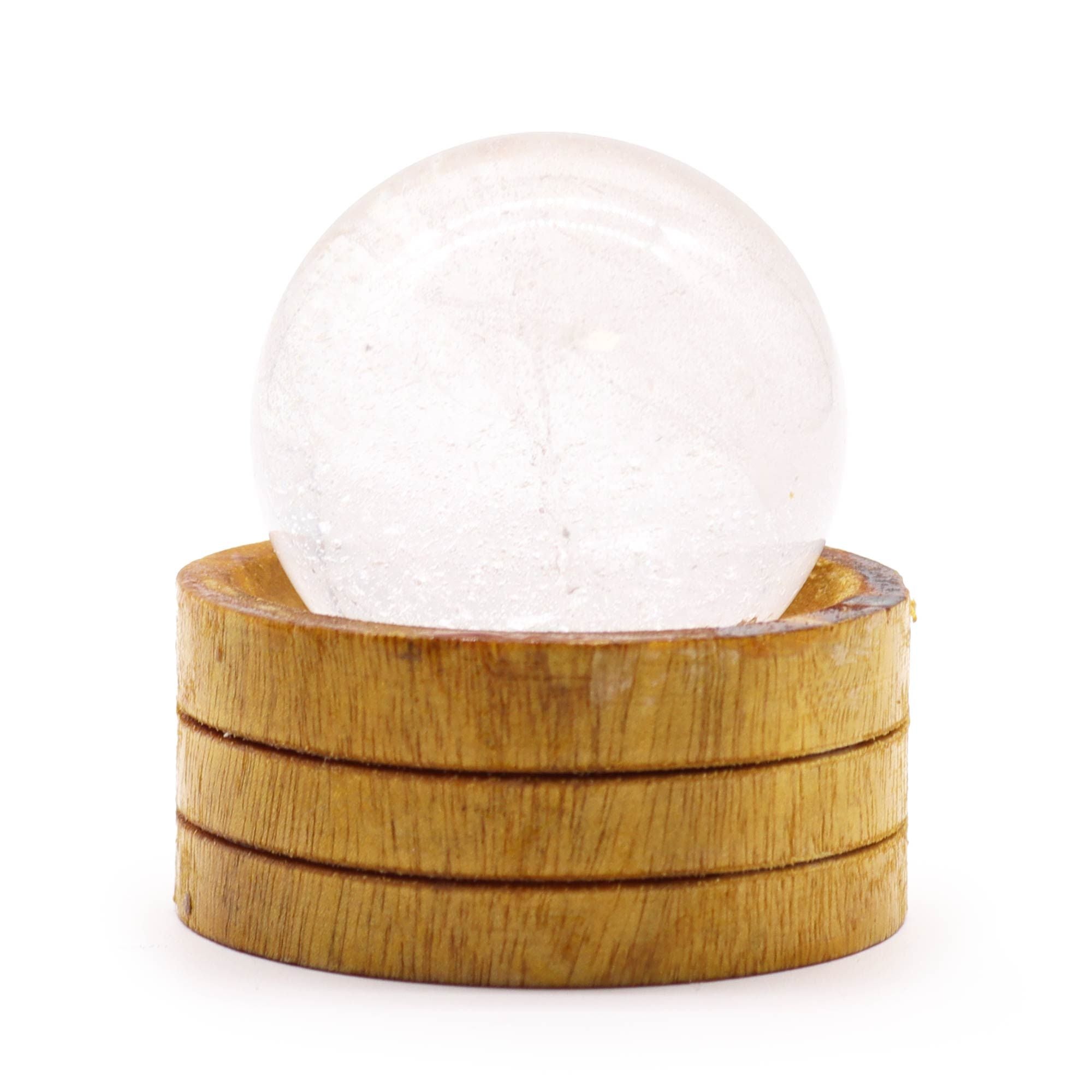Gemstone Sphere 50mm - Clear Quartz with Stand