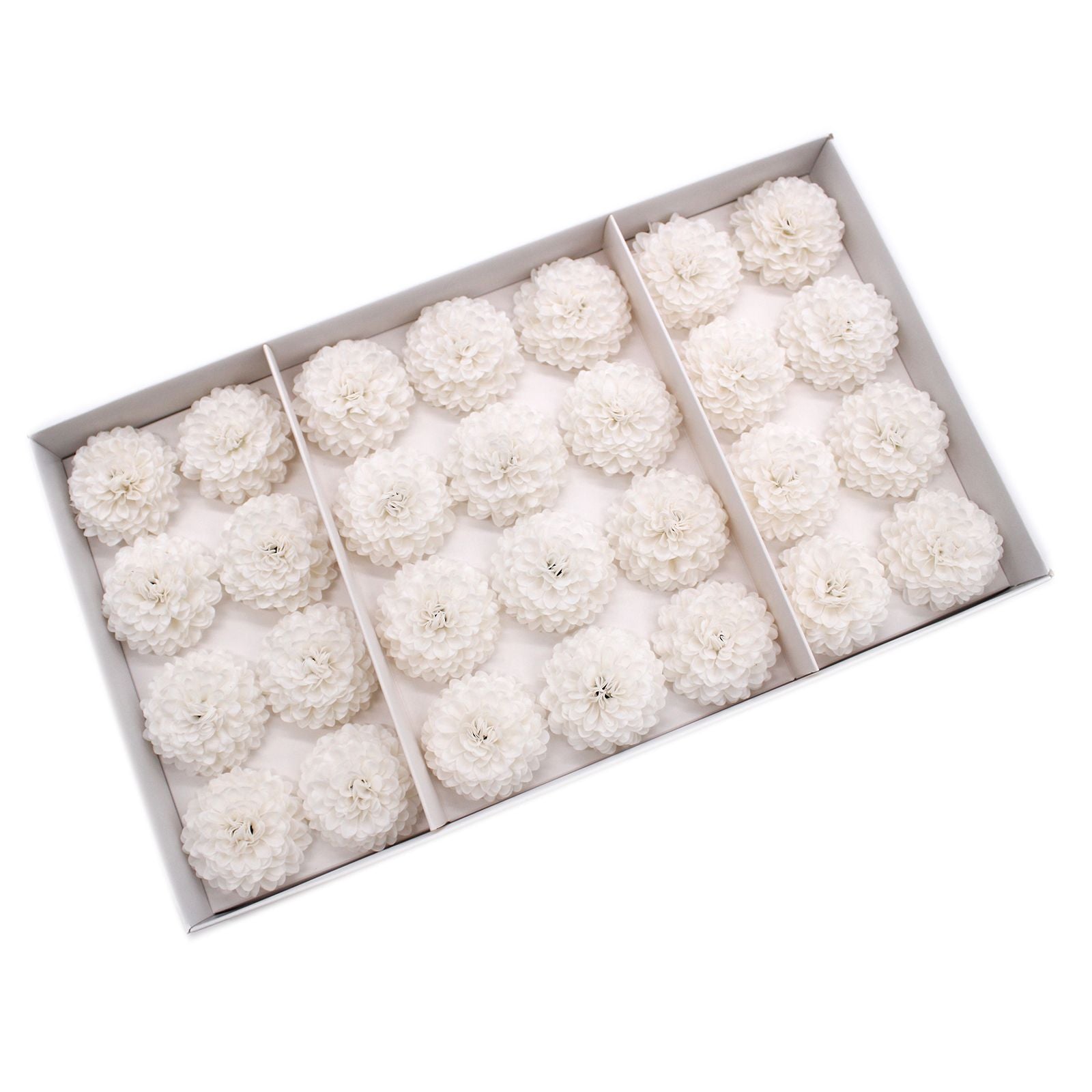 Craft Soap Flower - Small Chrysanthemum - White